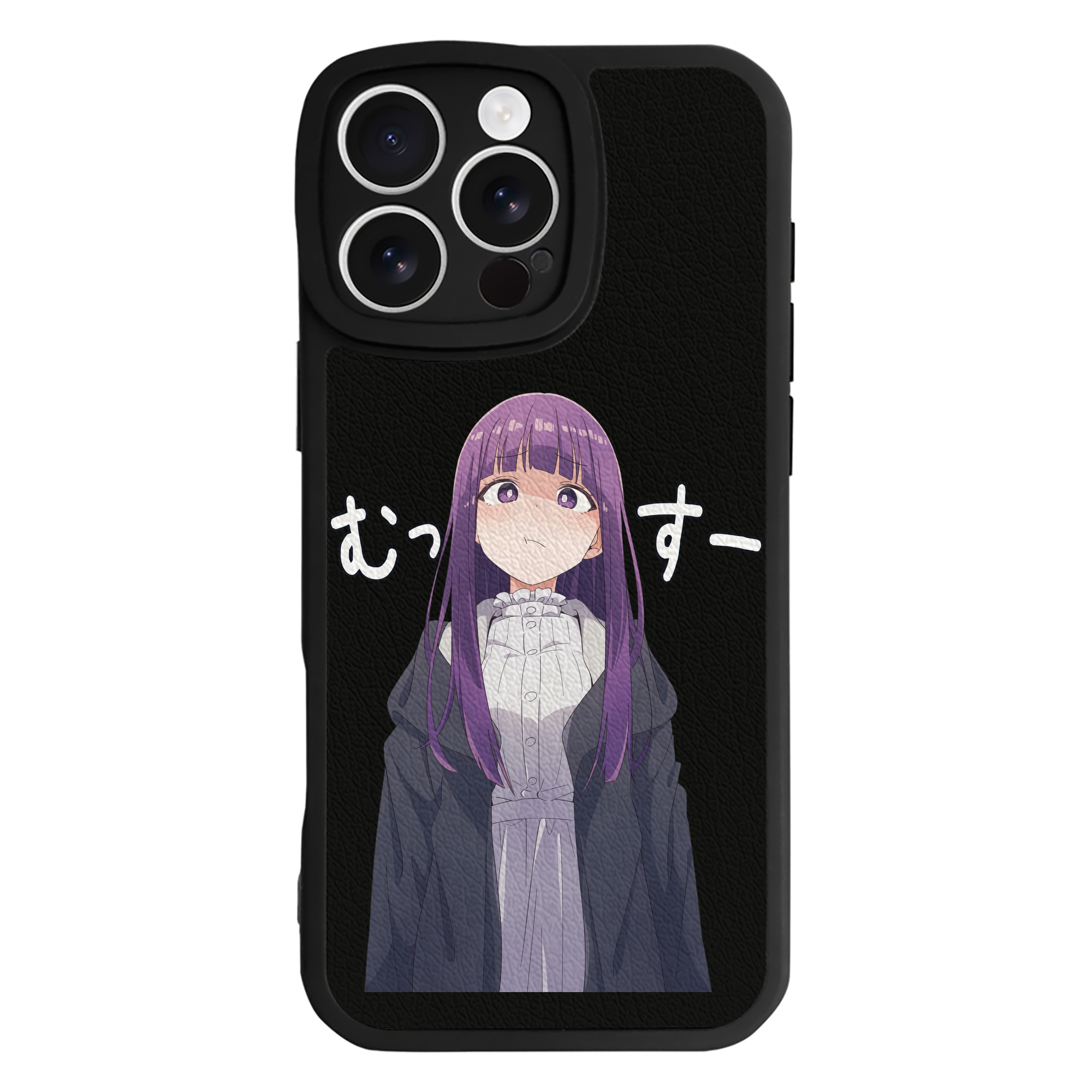 （画像用） 葬送のフリーレン Frieren 【iPhone 16シリーズ対応】シリコンスマホケース（レザー調） 材質：シリコン